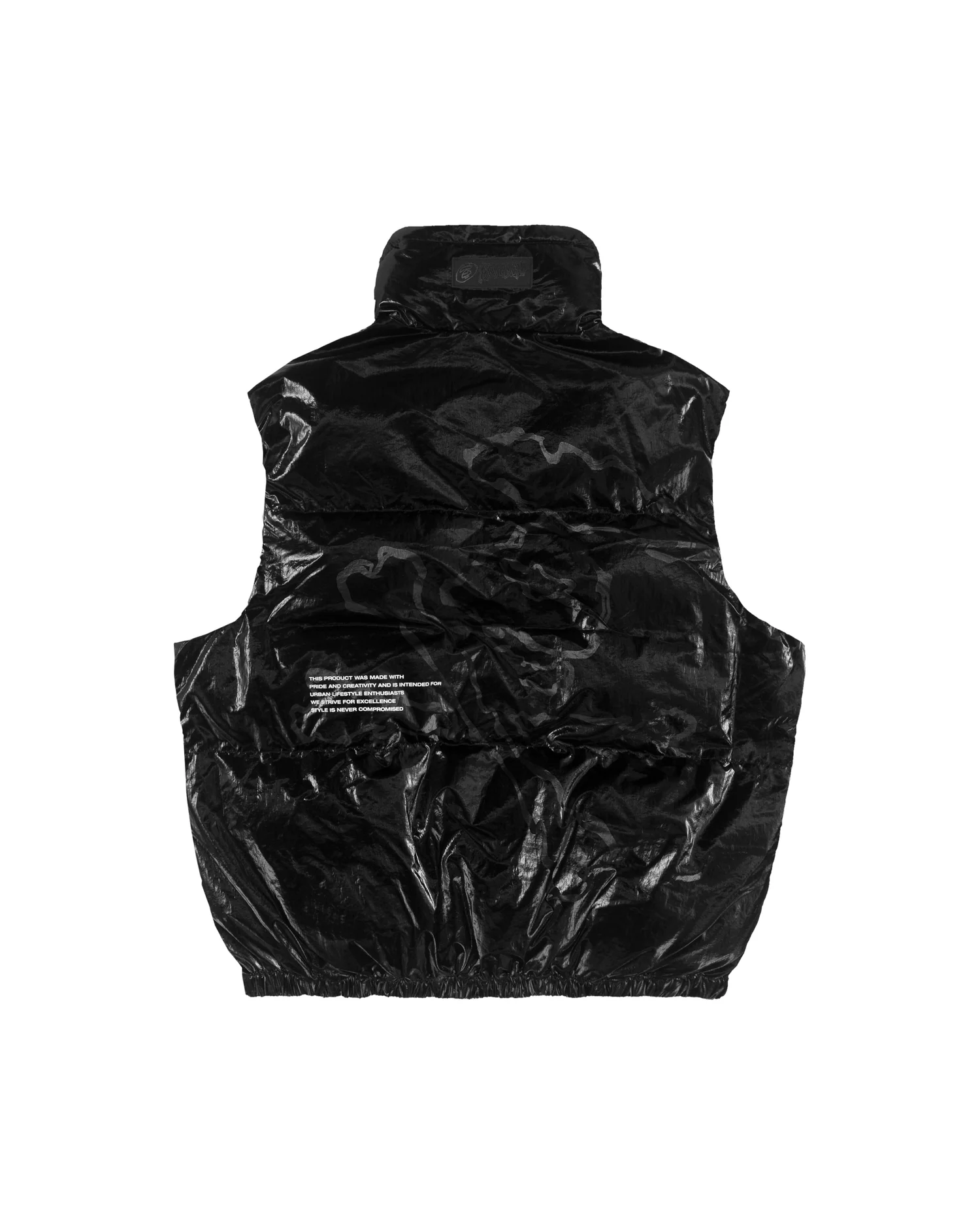 Moonface glossy puffer vest - Image 2