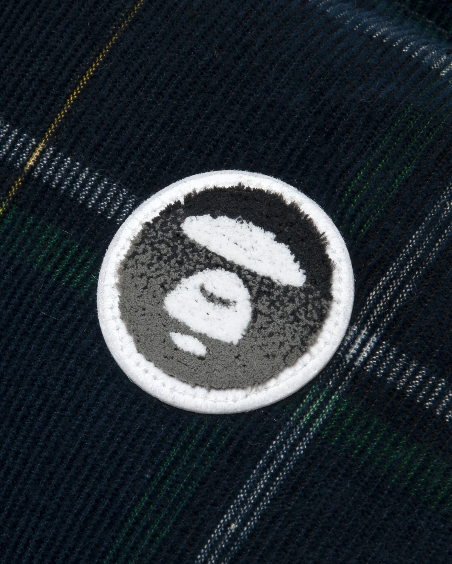 Moonface logo check zip-up vest - Image 13