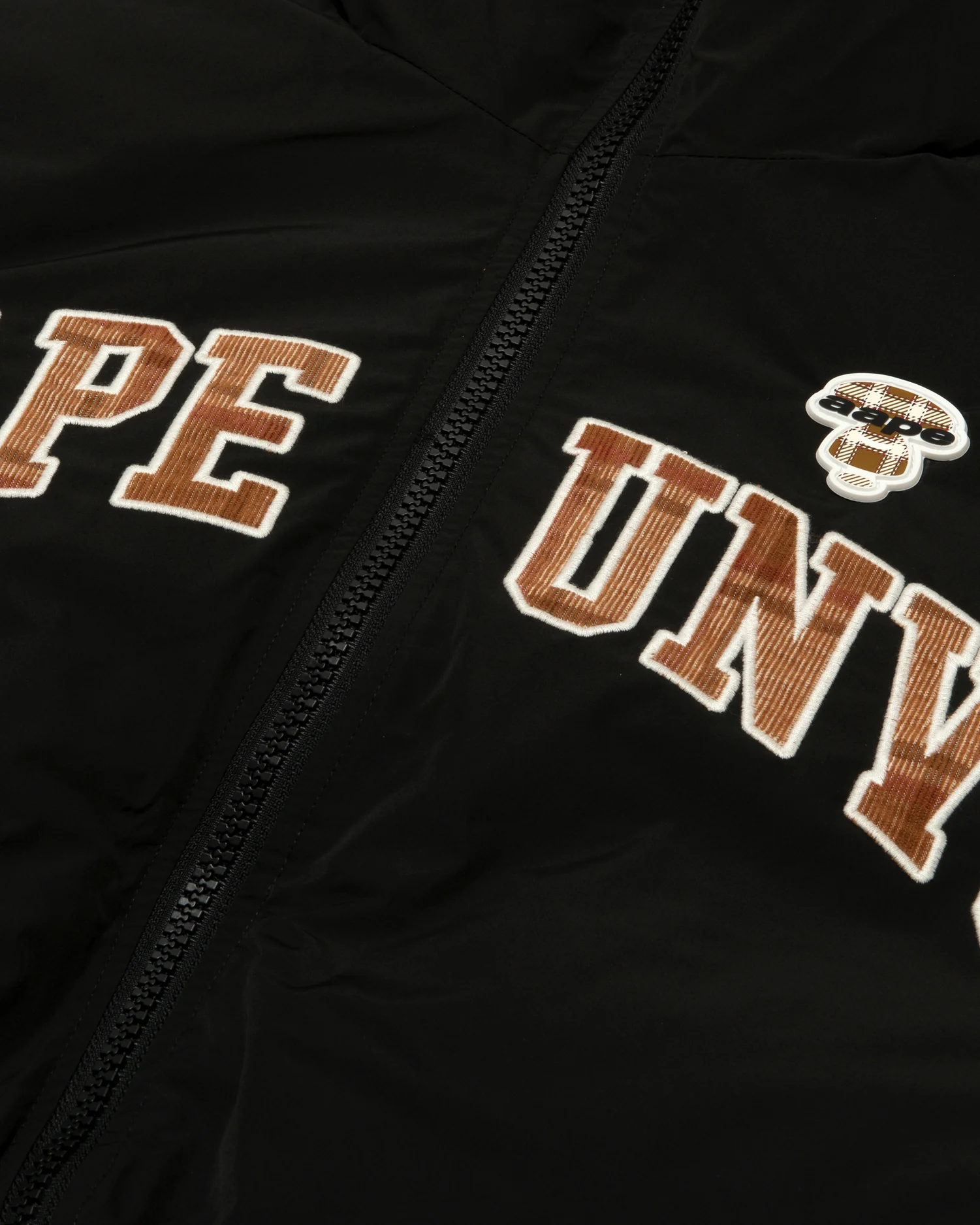 Moonface logo check zip-up vest - Image 7